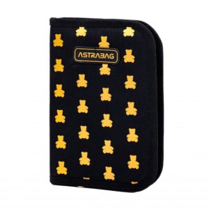 Единичен несесер, Astra, Без аксесоари ASTRABAG Златни мечета, AC1, 20 х 14 х 3,5 см