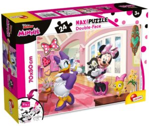 Пъзел, Lisciani, Minnie Mouse, Двулицев пъзел 24 части