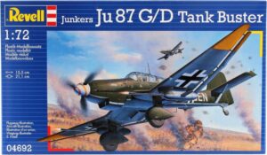 Сглобяем модел, Revell, Юнкерс Ju 87 G/D, 62 части