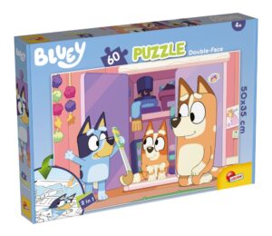 Пъзел, Lisciani, Bluey, Двулицев пъзел 60 части