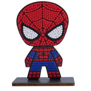 Комплект за диамантена бродерия, Craft Buddy, Crystal Art Buddies, Спайдърмен, 7 части