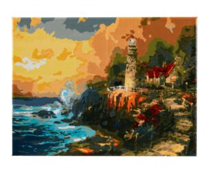 Творчески комплект, Craft Buddy, Рисуване по номера, Светлината на спокойствието, 30 х 40 см