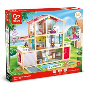 Дървена къща за кукли, Hape, Имение, 29 части