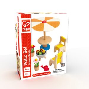 Мини мебели за кукли, Hape, Вътрешен двор