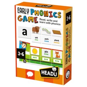 Образователен комплект, Headu, Montessori, Начална фонетична игра, 47 части