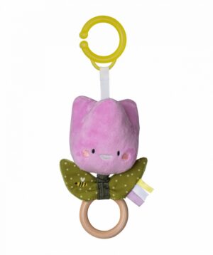 Бебешка мека дрънкалка, Taf Toys, Лале, 18 см