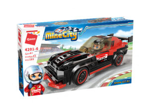 Конструктор, Qman, MineCity, Спортен автомобил, Гонка, 183 части