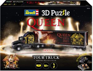 Пъзел, Revell, Камион и ремарке QUEEN 3D, 128 части