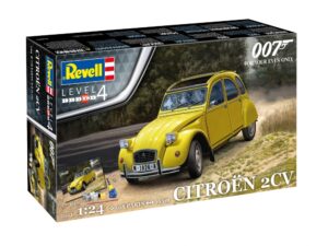 Сглобяем модел, Revell, Подаръчен комплект Джеймс Бонд Citroen 2 CV, 108 части
