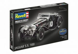 Сглобяем модел, Revell, Автомобил Jaguar SS 100, 75 части