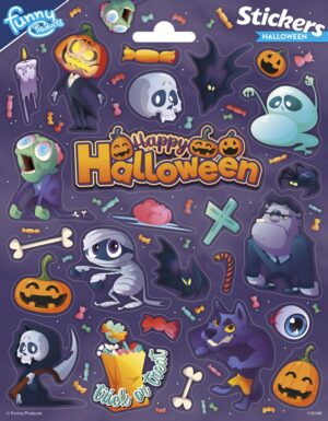 Комплект стикери, Totum, Halloween, 25 броя