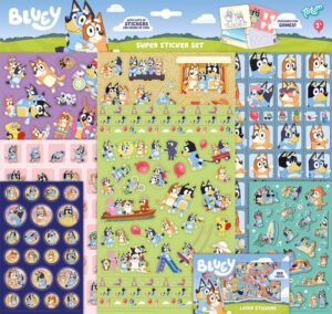 Комплект супер стикери, Totum, Bluey, 10 части