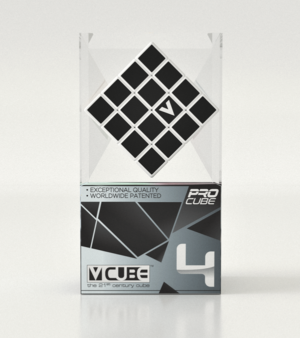 Кубче за подреждане V-Cube 4 White Flat