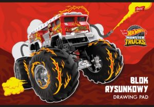 Блокче за рисуване, St.Majewski, Hot Wheels, A4, Бяло, 20 листа