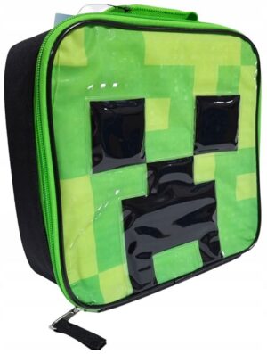 Термочанта за храна, Astra, MINECRAFT, Creeper, 23 x 23 x 9 см