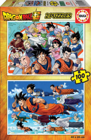 Пъзел, Educa, Dragon Ball, 2 х 100 части