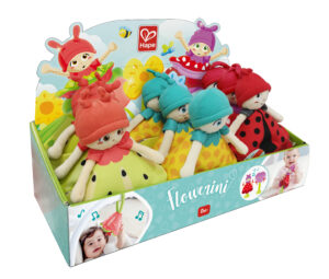 Бебешка играчка, Hape, Мека кукла, Цветорини