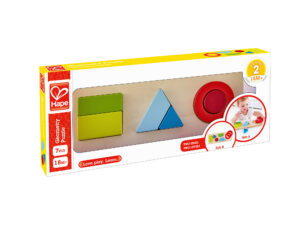 Дървен пъзел, Hape, Геометрични форми, 7 части