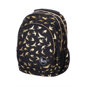 Ученическа раница, Astra, Hash, AB300, Златни птици, 42 x 30 x 19 см