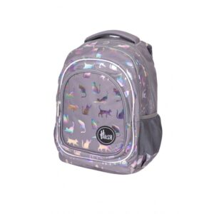 Ученическа раница, Astra, Hash, AB330, Ultraviolet, Cats с холографски ефект