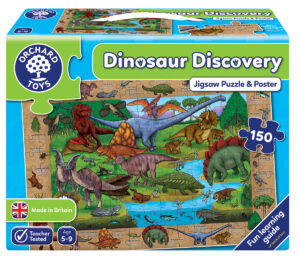 Детски пъзел, Orchard Toys, Динозавърско откритие, 150 части