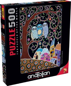 Пъзел, Anatolian, Три бухалчета, 500 части