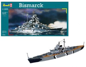 Сглобяем модел, Revell, Военен кораб Бисмарк, 31 части