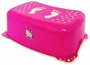Стъпало “Hello Kitty“ с гуми - розово