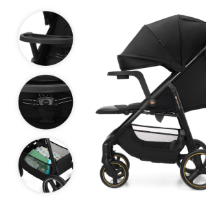 Бебешка количка Kinderkraft TRIG 3 ONYX BLACK