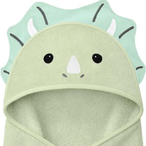 Бебешка Хавлия С Качулка От Органичен Бамбук Динозавър Keababies