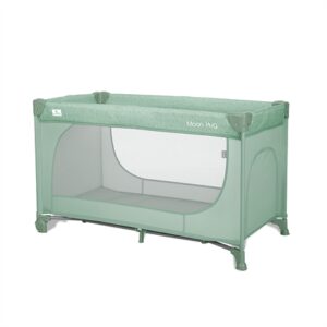Сгъваема бебешка кошара Lorelli Moonlight 1 ниво Green