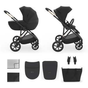 Kinderkraft Prime 3 бебешка количка 2в1 BLACK