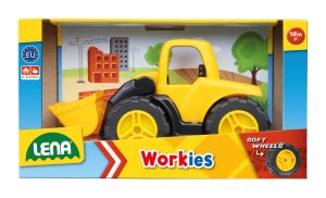 Количка за игра, Lena, Булдозер, Workies, 14 см