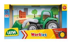 Количка за игра, Lena, Трактор, Workies, 14 см