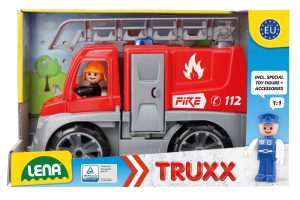 Количка за игра, Lena, Пожарна, Truxx 29 см