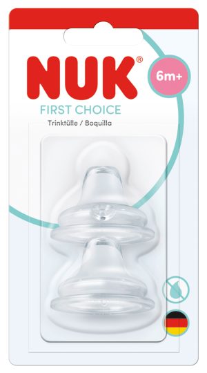 NUK FIRST CHOICE Резервен накрайник сок силикон, 2 бр.
