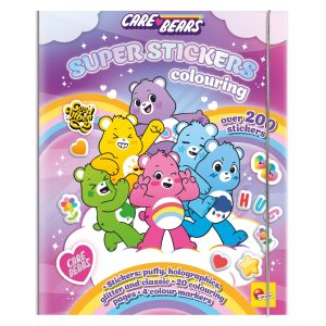 Творчески комплект, Lisciani, Care Bears, Книжка за оцветяване със стикери