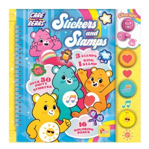 Творчески комплект, Lisciani, Care Bears, Книжка със стикери и печати