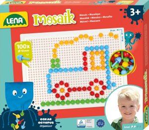 Комплект за мозайка, Lena 140бр. 10мм, Непрозрачен 21 x 16см