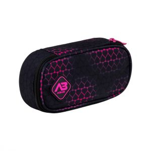 Единичен несесер без аксесоари, Astra, Розови сърца, AC6, 22 х 9 х 5 см