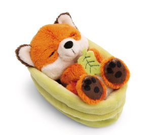 NICI Спяща лисица в кошница, 12см.