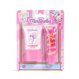 Комплект крем за ръце и балсам за устни, Martinelia, Yumy
