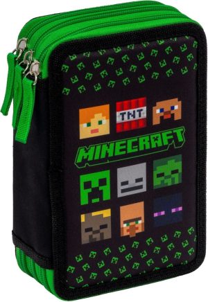 Троен несесер с аксесоари, Astra, Minecraft, 20.5 x 13 x 6 см