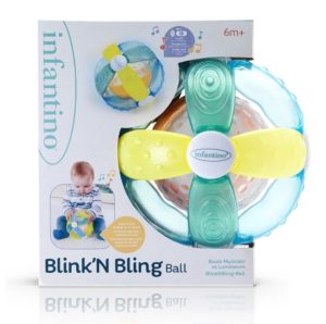 Бебешка сензорна топка, Infantino, Със светлини и звуци