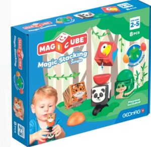 Магнитен конструктор, Geomag, Magicube, Джунгла, 8 части