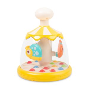 Интерактивна Въртележка С Фигурки Тип Пумпал Жълти Животни 6+ Toyz