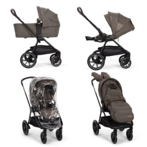 Комбинирана бебешка количка 2 в 1 Nuna TRIV™ LX All Season Set Chestnut