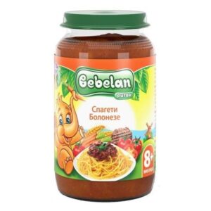 Ястие Bebelan Puree - Спагети болонезе, 220 g