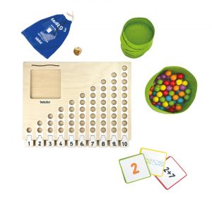 Дървена игра с топчета, Beleduc, Marbelino, Броене, 105 части