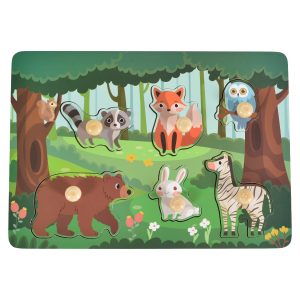 Дървен пъзел Wild animals 3006